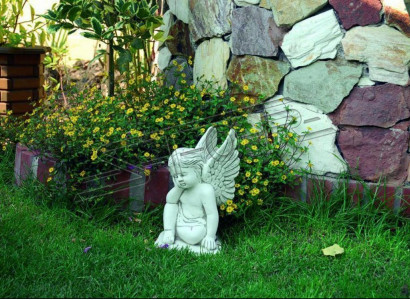 Grabschmuck Grab Stein Dekoration Deko Engel Figur Skulptur Gott Heilig